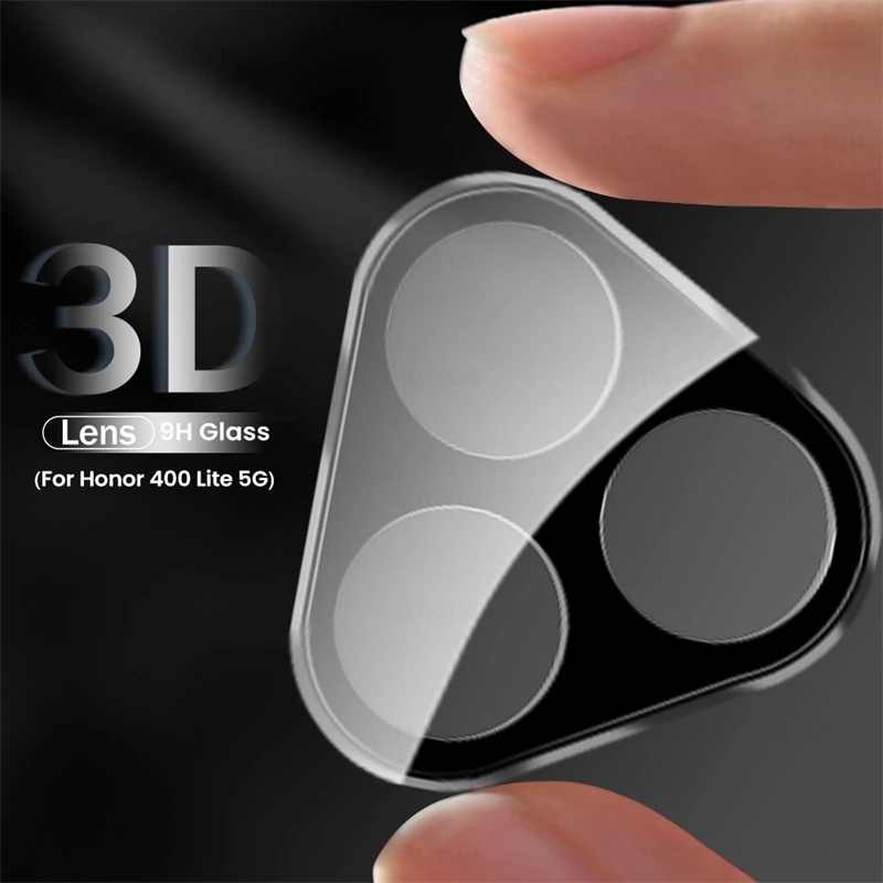 3-Pack 3D Curved Camera Protector Case with Tempered Glass Lens Cap