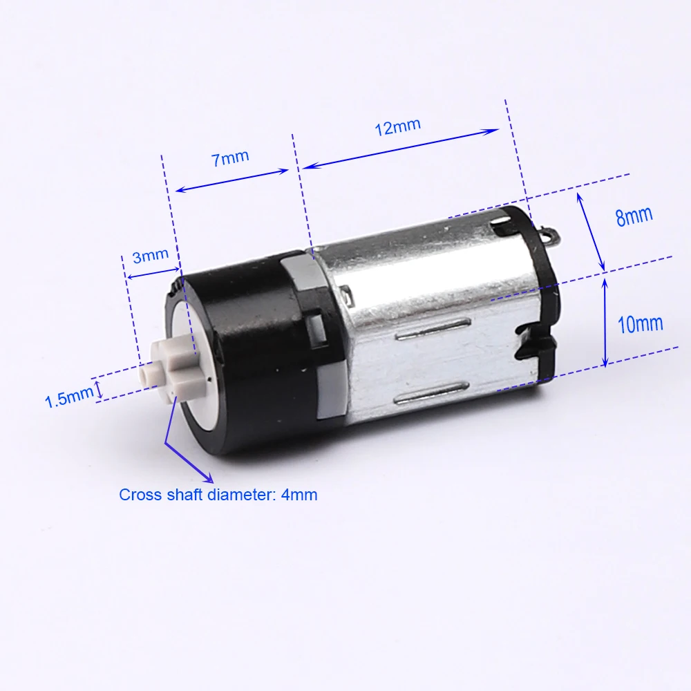 S800f82f9d59c433292c4ac360a2f5132P Micro M10 Gear Reducer Motor Mini 10mm Planetary Gear Motor DC 3V 5V 6V 120RPM Rare Earth Strong Magnetic Lock Robot Car Model