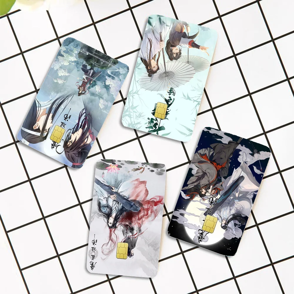 Mo Dao Zu Shi Anime Young Creidt Card Debit Card Sticker Film Case Front Tape For Small Big Chip No Chip