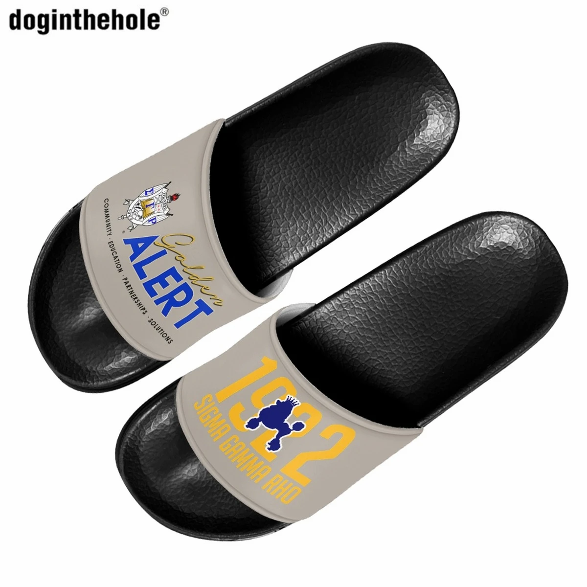 

Doginthehole New Hot Sigma Gamma Rho Sorority Slippers for Women Home Non-slip EVA Slippers Summer Couple Outdoor Beach Sandal