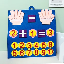 Children Early Education Enlightenment Cognitive Mathematics Busy Board Felt Board Montessori Toys Math for Kids Toys Gifts