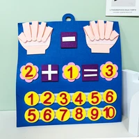 Children Early Education Enlightenment Cognitive Mathematics Busy Board Felt Board Montessori Toys Math for Kids Toys Gifts 1