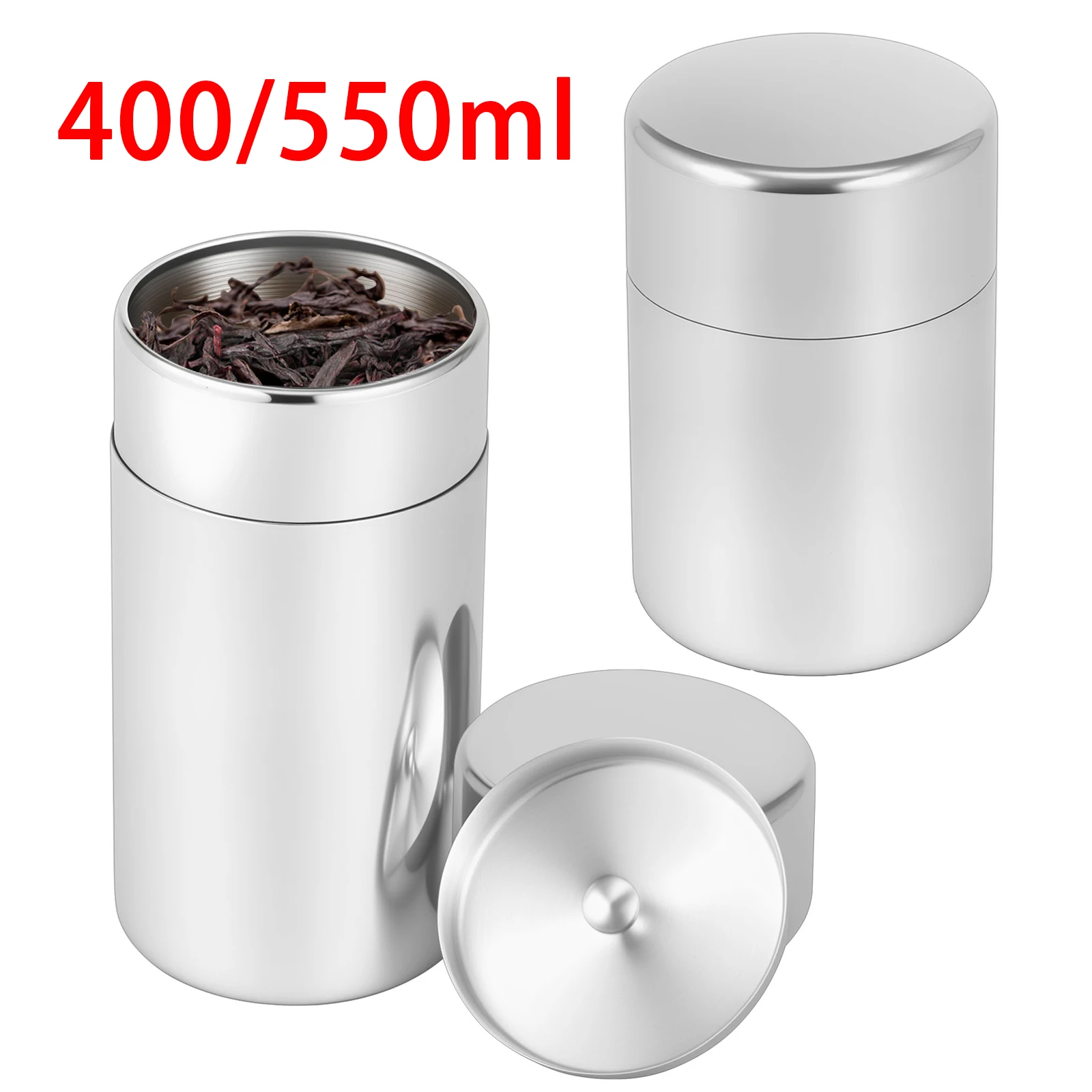 Stainless Steel Tea Coffee Sugar Storage Canister
