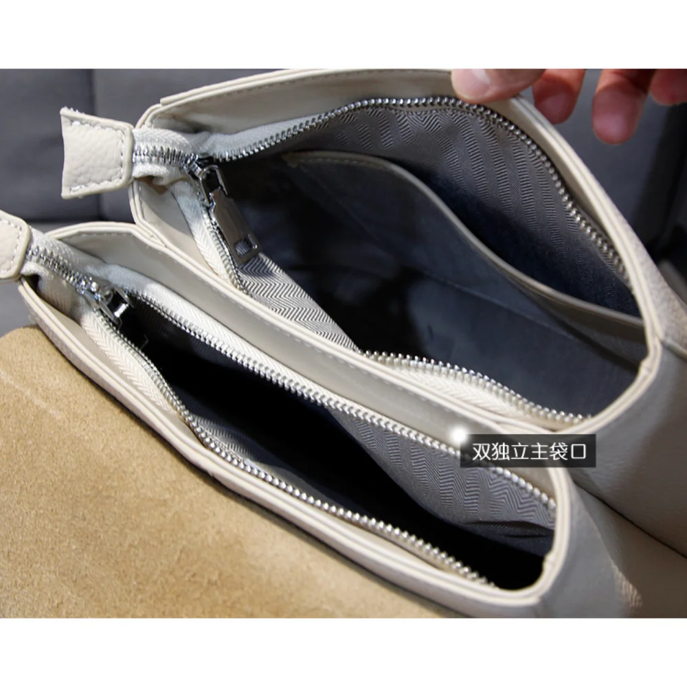 Chic Original Design Top Layer Cowhide Leather Women Backpack High Quality College Girl School Book Knapsack Rucksack Bag 5