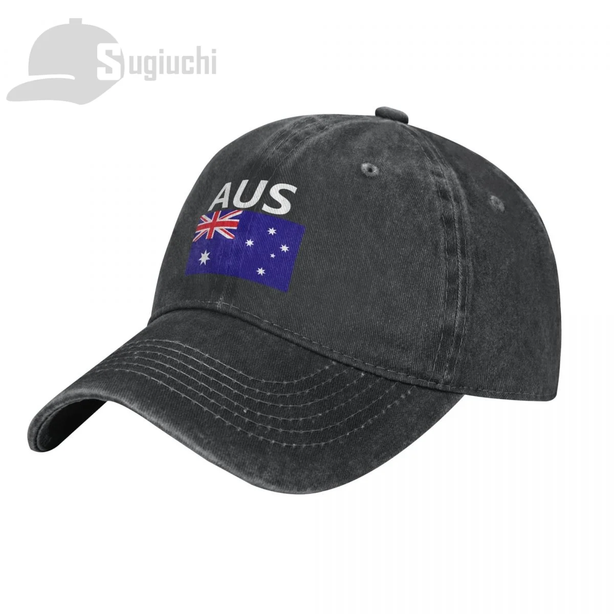 

Australia Flag With Letter Washed Cotton Cap Gorras Snapback Caps Baseball Dad Outdoors Travel Sun Hats Casquette