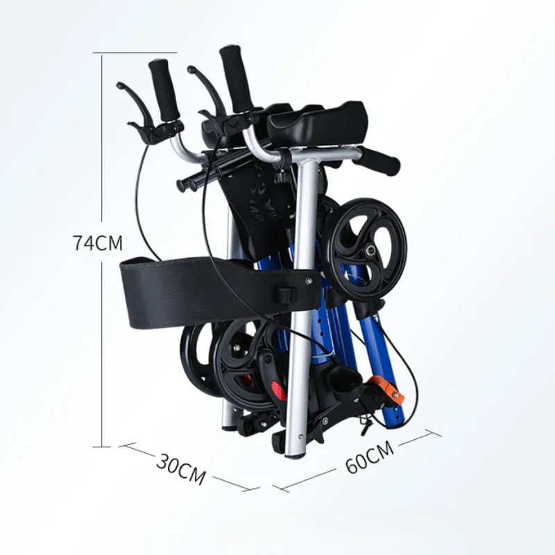 Practical Walking Aid for The Elderly, Walking Rehabilitation Walker, ‌Strolling‌ Aid for The Disabled, Walking Cane ‌Locomotion 5