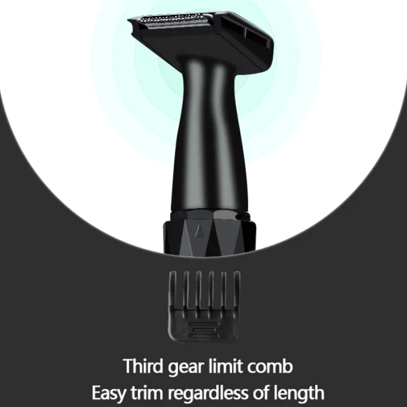 Kemei 2-in-1 nose hair trimmer rechargeable beard trimmer electric eyebrow trimmer for nose and ear cleaner hair removal machine 4