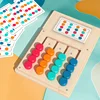 Montessori Wooden Color Shape Matching Cognition Learning Game Board Early Stimulate Children Brain Logic Thinking Develop Toys 2