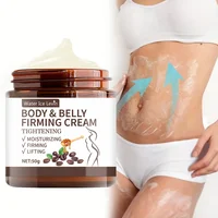 Crème raffermissante pour contrôle abdominal - 60g, extrait de plante hydratant et hydratant en profondeur, sans alcool, adaptée à tous les types de peau, sans épices, améliore l'élasticité de la peau 1