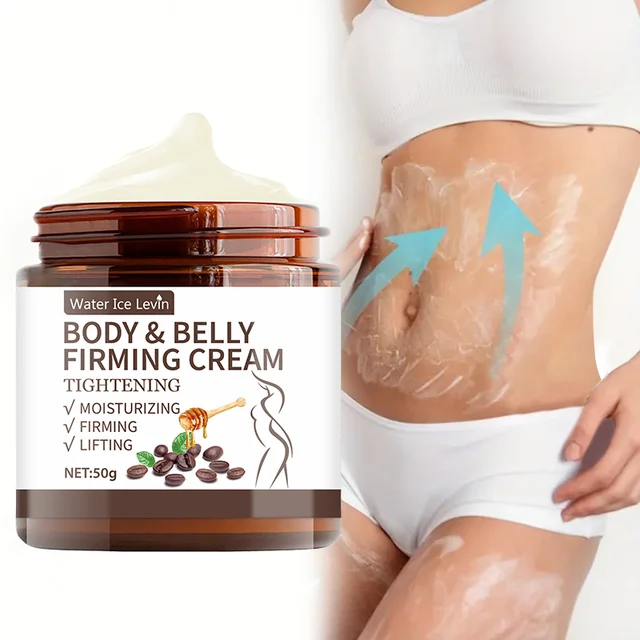 Crème raffermissante pour contrôle abdominal - 60g, extrait de plante hydratant et hydratant en profondeur, sans alcool, adaptée à tous les types de peau, sans épices, améliore l'élasticité de la peau 1