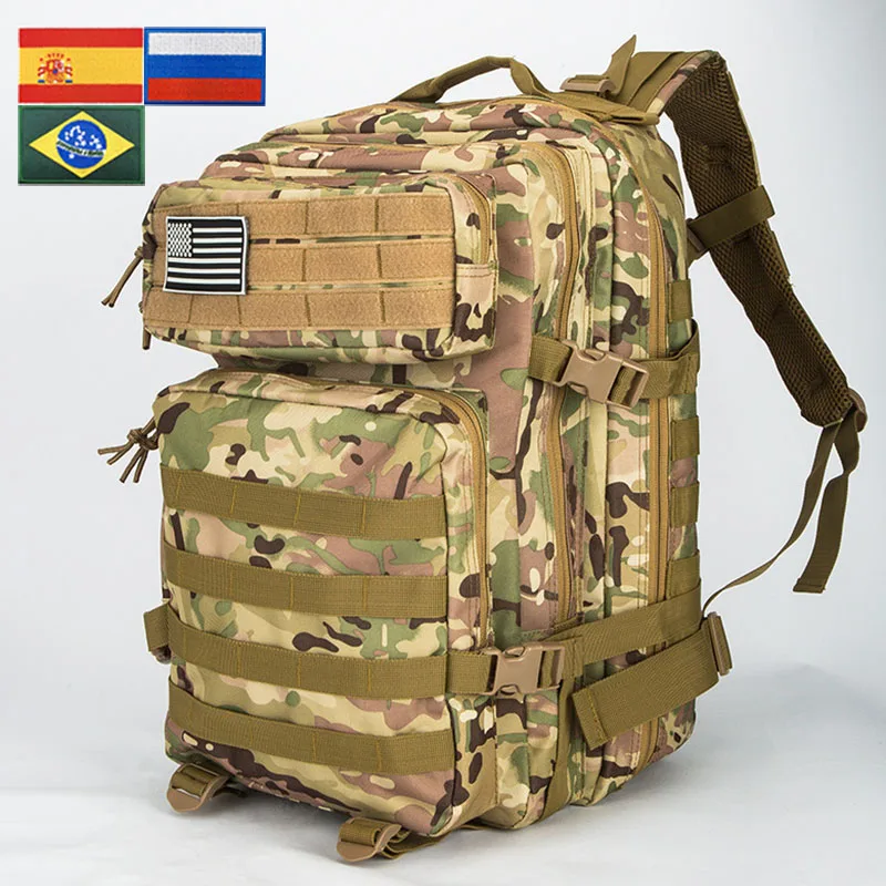 Военный тактический рюкзак для мужчин и женщин, водонепроницаемые ранцы для спорта на открытом воздухе, походов, охоты, туризма, кемпинга, 30 л или 50 л