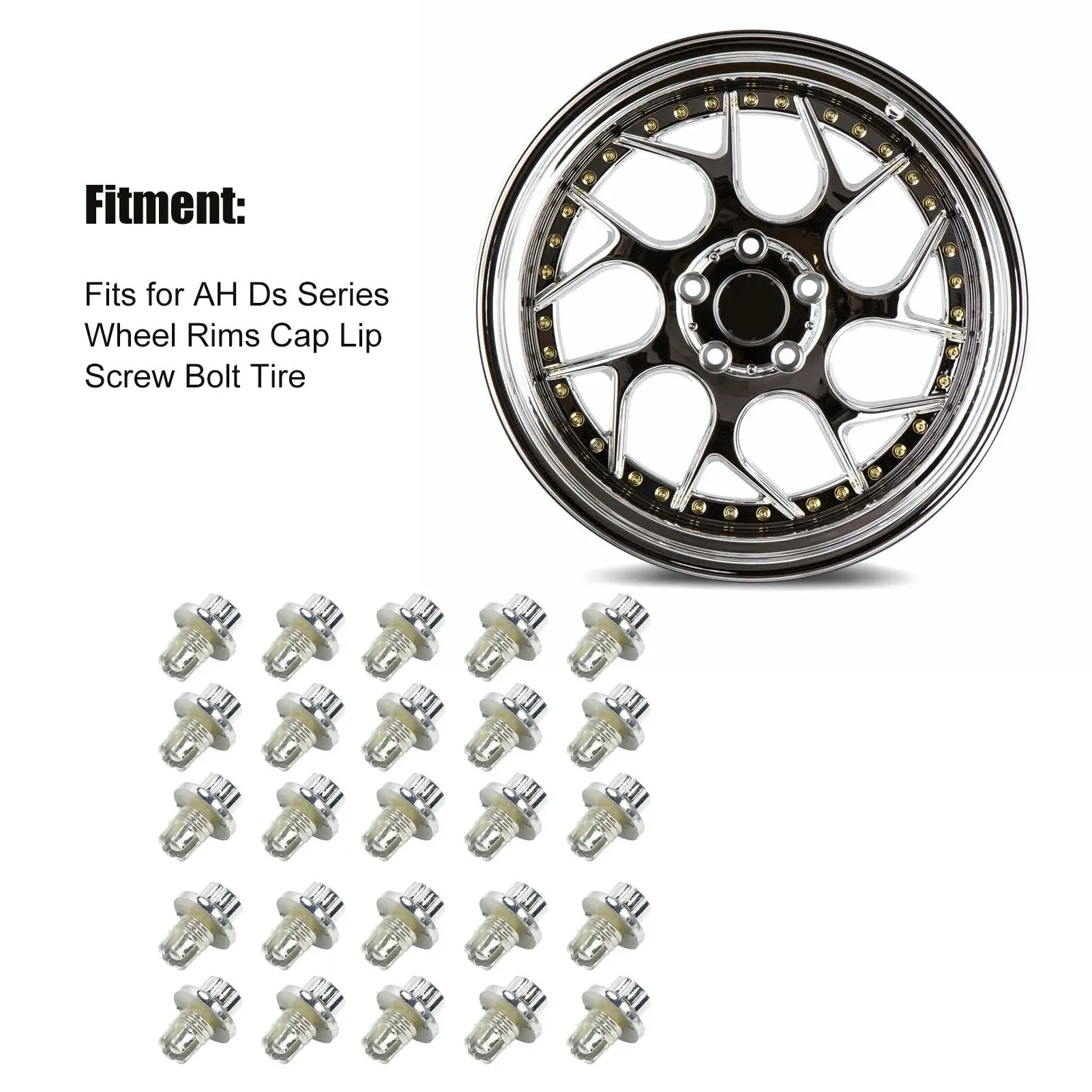 for car Wheel Rivets Silver Color Wheel Rim Rivets Deformation Resistant for car