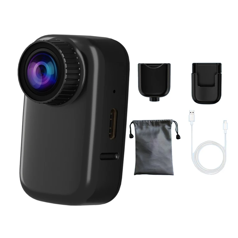 Action Thumb Camera Anti-Shake 4K WIFI Pocket Camera Wireless Remote Control Outdoor Cycling Bodycam Sports Camera-WMAN 6