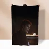 The Vampire Diaries Damon Salvatore Thick Blankets for Winter Blanket Microfiber Bedding Fluffy Plaid Home and Decoration Throw 2