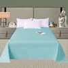 1Pc 100% Polyester Super Soft Flat Sheet Solid Colour Bed Sheet Twin Full Queen King Various Sizes 250cmX270cm 4