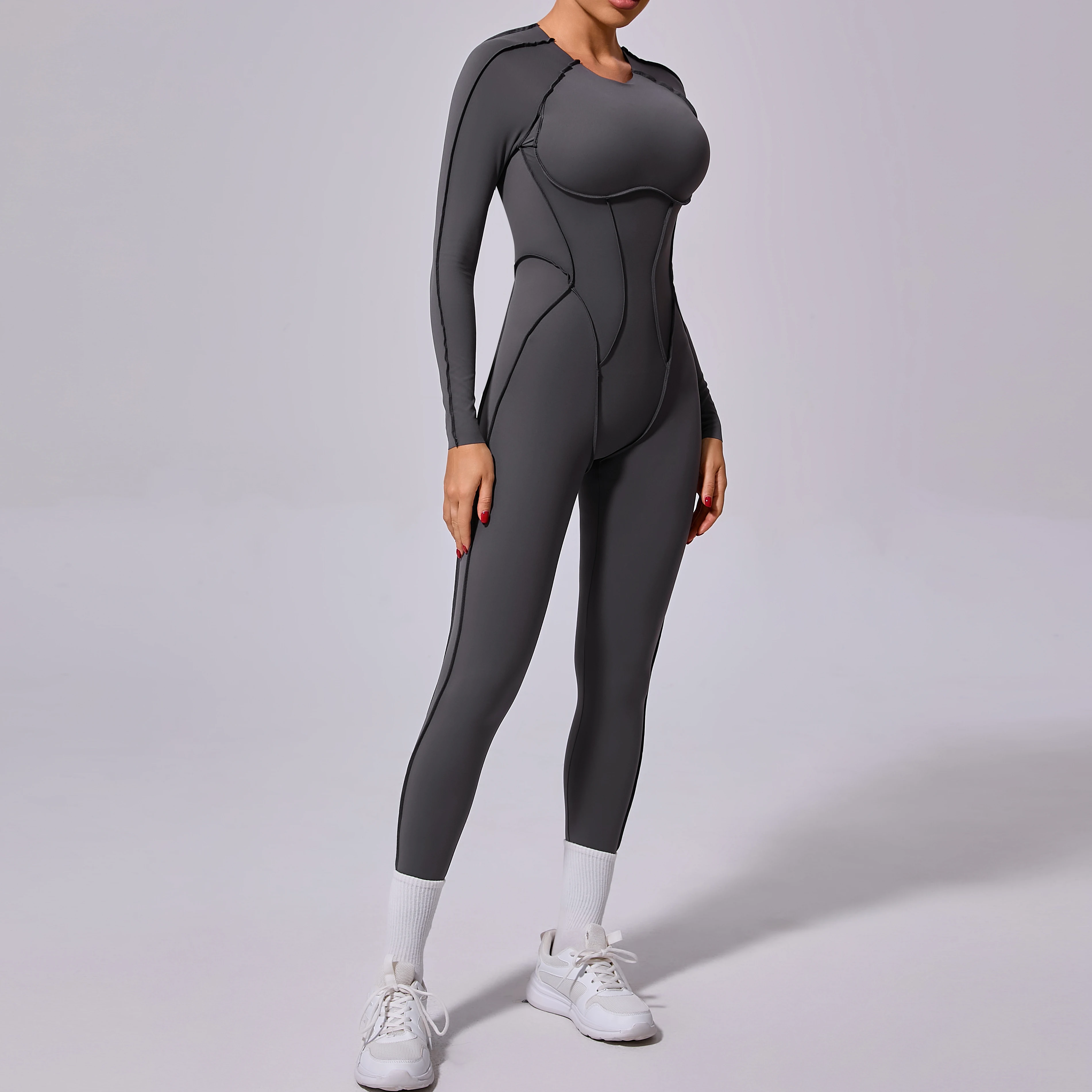 Long Sports Jumpsuit Sleeveless Gym Set Women Yoga Clothes Rompers Workout One-piece Suit Female Outdoor Recreation Bodysuits sports jumpsuit