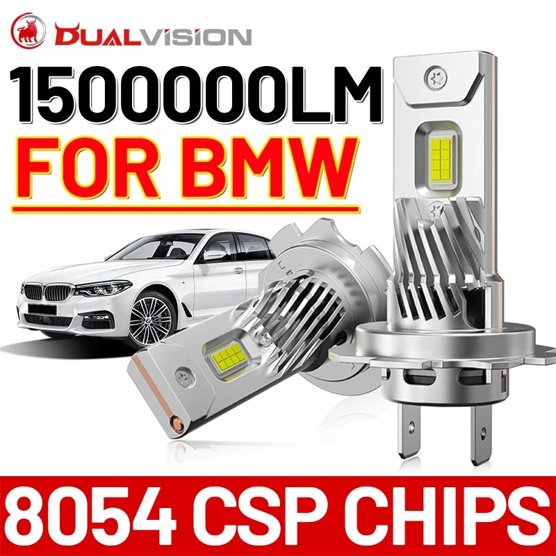 1500000LM 1500W H7 LED Headlight Bulbs CANBUS No Error Mini Wireless 8054 CSP Car Headlamp Auto Diode Lamp H7 Turbo Led For BMW led lights led bulbs led headlights led car headlights car headlamps