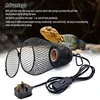 220V Pet Reptile Heating Cage Cover Ceramic Heat Lamp Ceramic Coop Heater Kit Heater Guard for Chicken Lizard Turtle Brooder 2
