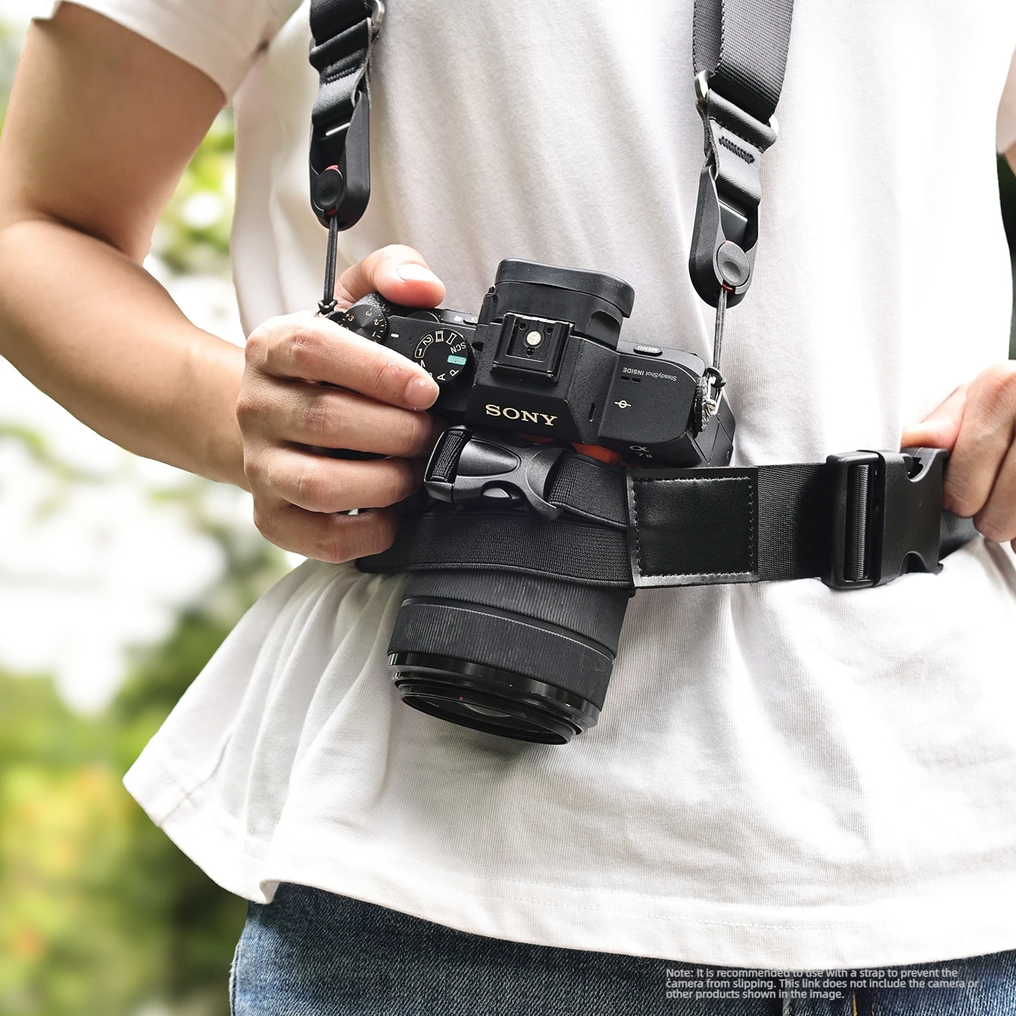 카메라 허리 스트랩 사진 벨트 야외 사이클링용 조절 가능 캐논 후지 니콘 DSLR 카메라 액세서리에 적합