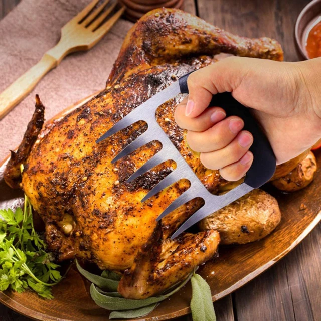 Rozsdamentes Acél Medve Karmok Húspreszelő Hús Elválasztó Bbq Húsvágó Szerszám Grillvilla Konyhai Szerszámok