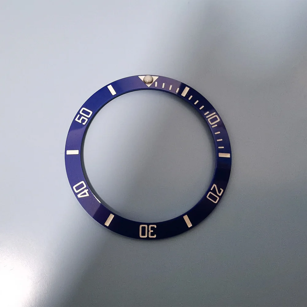 Steel Bezel with Black and Green Ceramic Insert