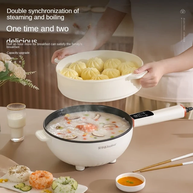 Electric wok Integrated non-stick wok Household large capacity electric wok  Intelligent reservation for cooking Electric hot pot - AliExpress