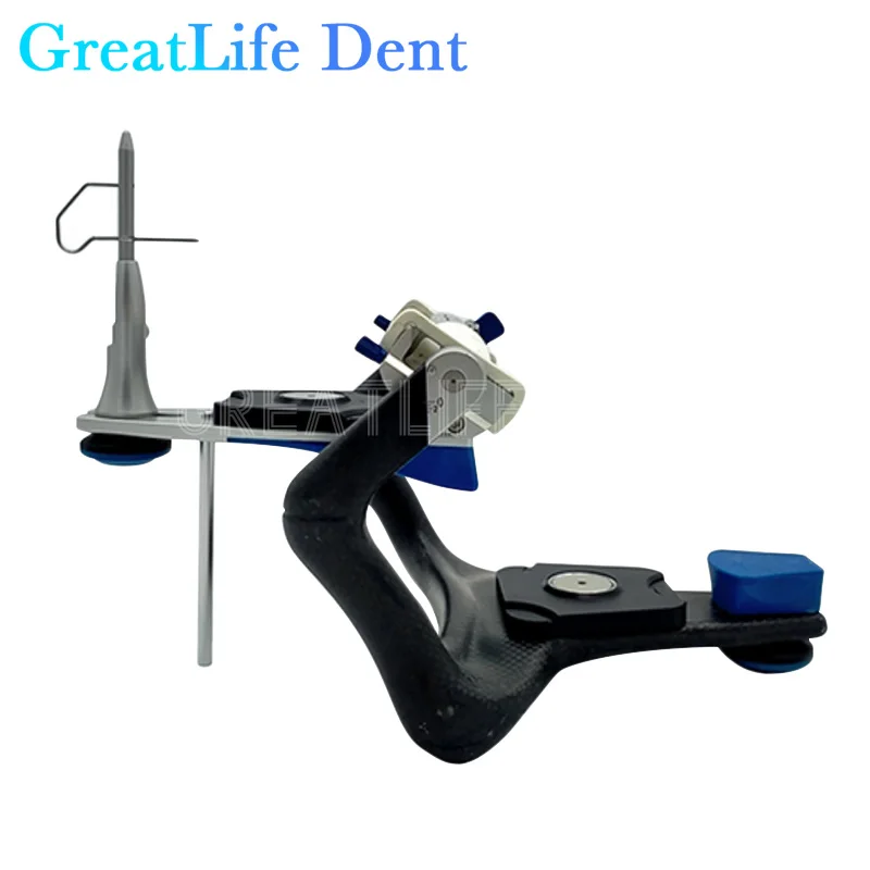 GreatLife Dental Lab Carbon Fibre Articulators Fully Adjustable Accurate Plaster Model Facebow Kit Compatible with Amann System