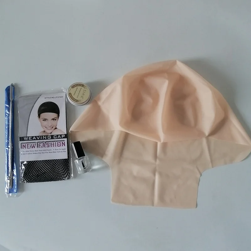 Latex Bald Head Cover Fake Skin Without Shaving Performance Props Monk Nun