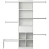 Grow with Me Adjustable Kids’ Closet Organizer System, 15.69" D x 95.44" W x 76.62" H, 1