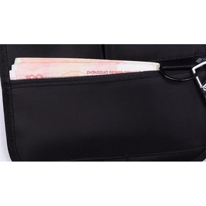 Novelty Cool Men Travel Storage Bag Hidden Underarm Anti-theft Pocket Mp3 Passports Mobile Phone Holder Organizer 2022