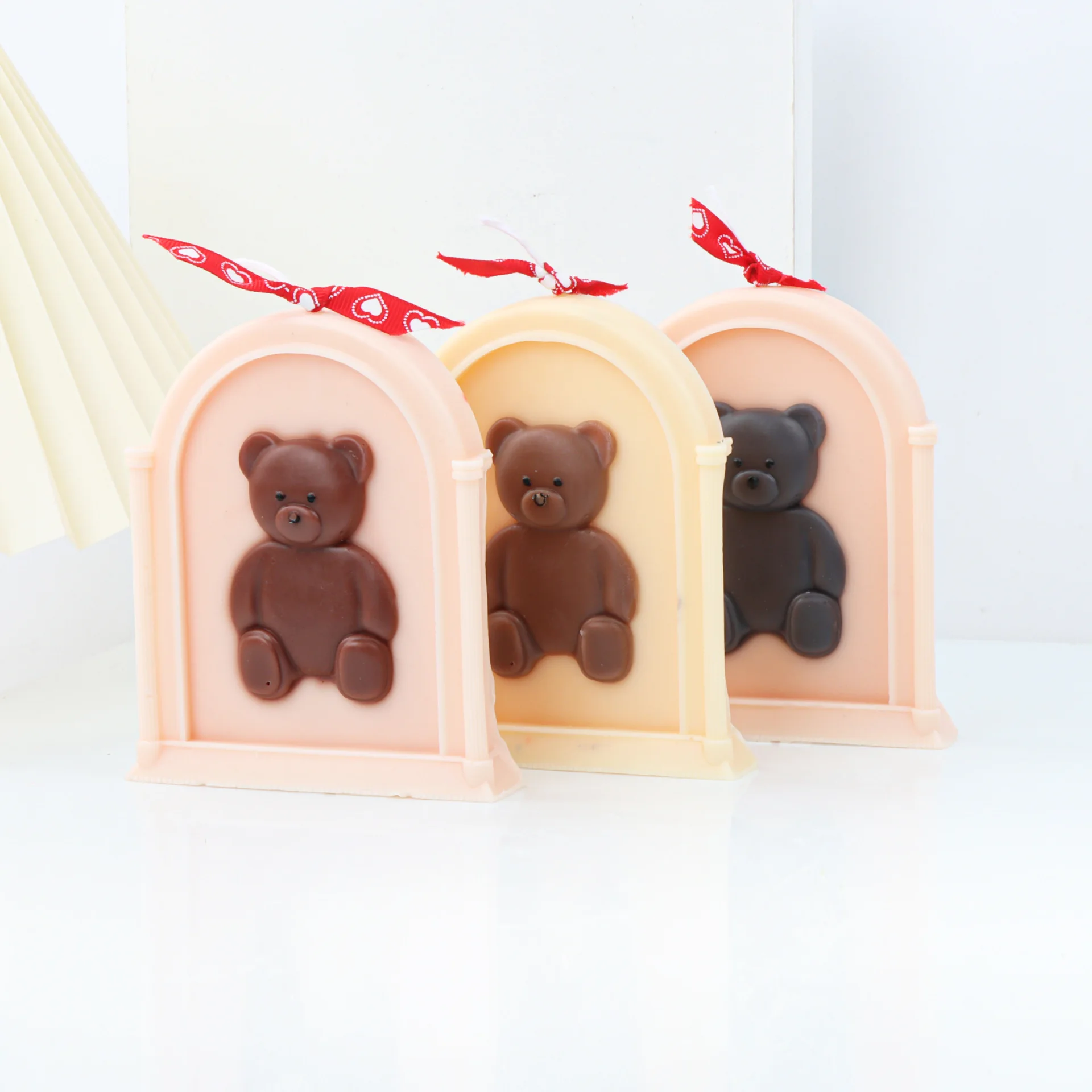 

Photo frame sitting bear candle mold diy photo frame bear candle mold silicone plaster fondant mold