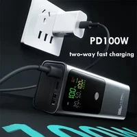PD100W 100000mAh Large Capacity Power Bank bidirectional Fast Charging Digital Portable Powerbank Laptop Battery for Macbook - Image 5
