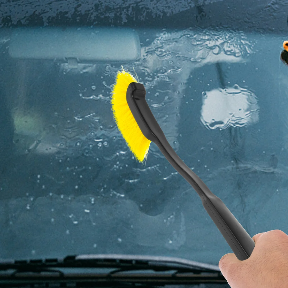 2Pcs Car Seam Brush Truck Brush Tire For Cleaning Tires Car Detailing Soft Long Rim Parts Accessories