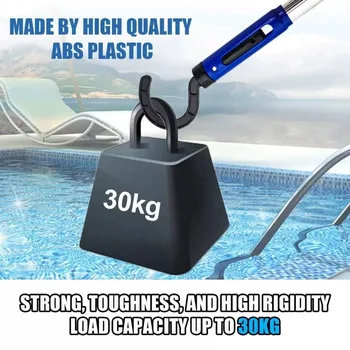x1 Swimming Pool Robot Telescopic Rod Fixed Hook Cleaning Maintenance General Connecting Auxiliary Tool Water Sports Accessories 1
