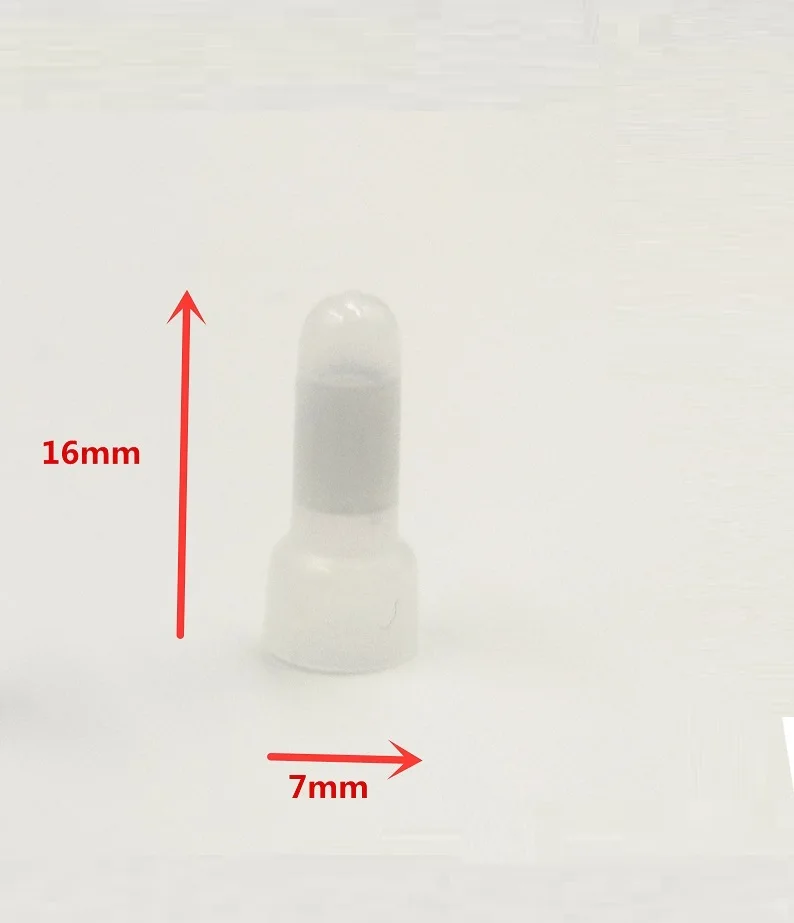 Description Picture 4 of item100/pcs Cable End 100pcs Closed End Crimp Caps Electrical Wire Terminals Connectors Cap For AWG 12-10 16-14 22-16