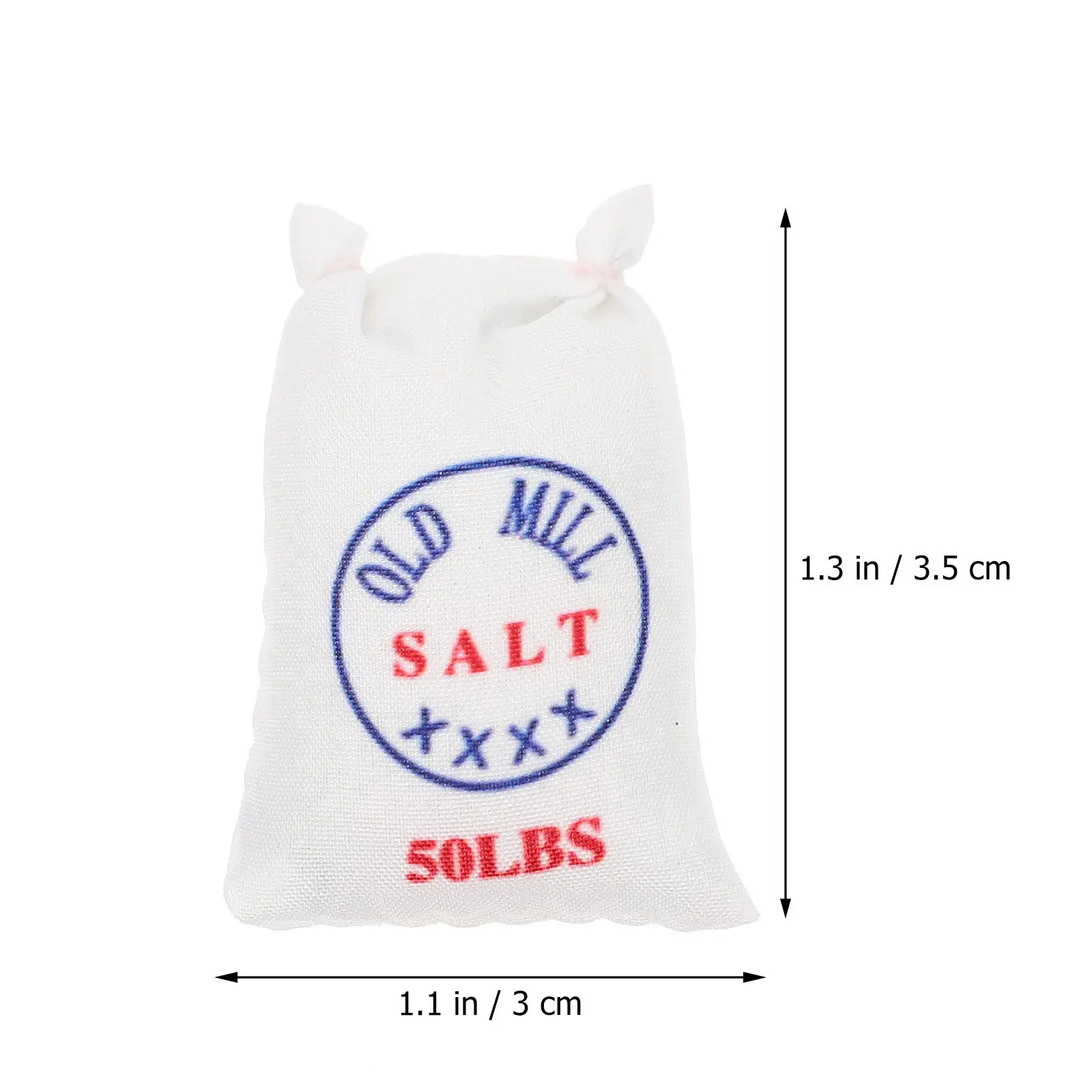 1세트 미니 하우스 주방 소품 시뮬레이션 밀가루 소금 봉지 롤링핀 장면 액세서리 어린이 장난감 미니어처 베이킹 장면