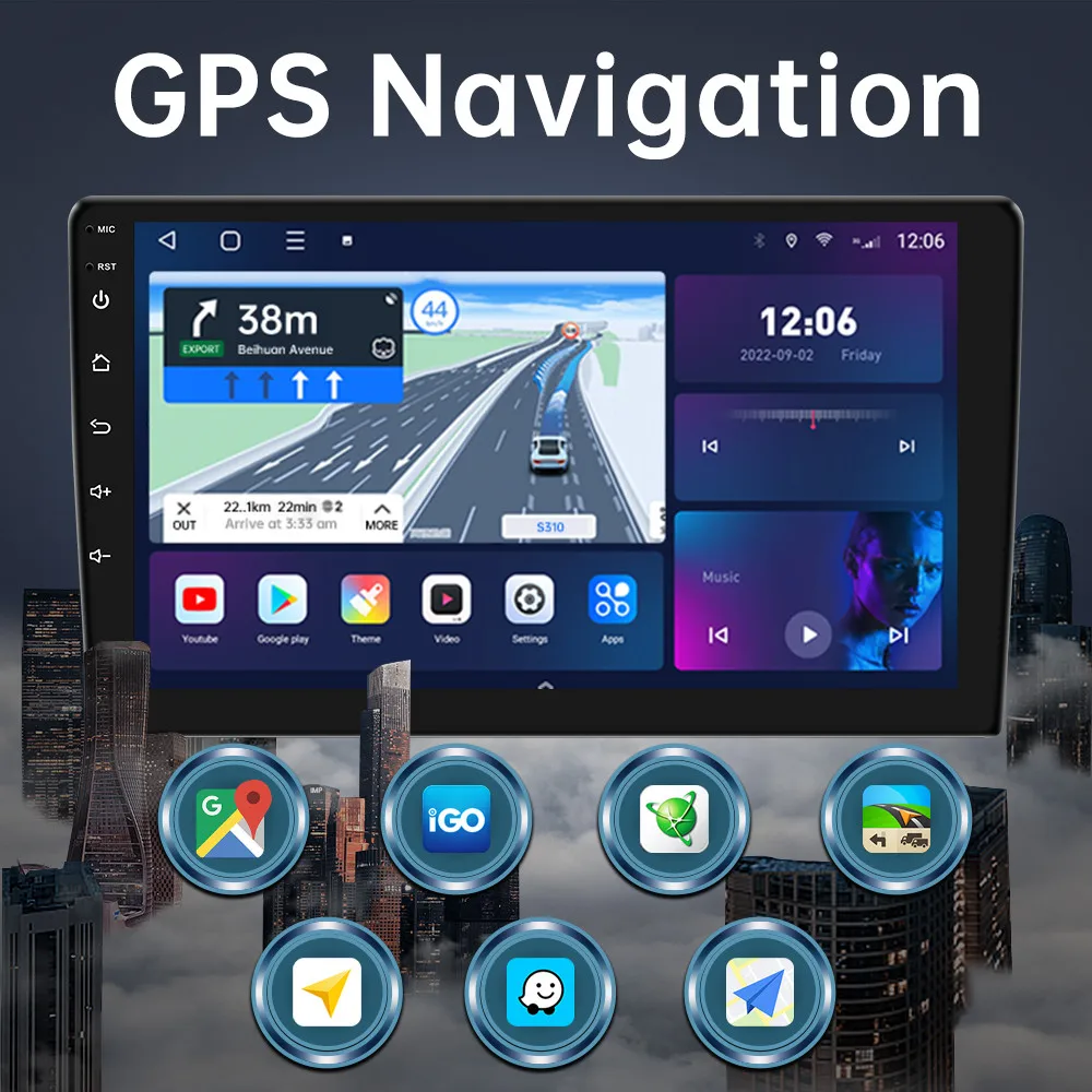 Fiat Bravo 2007-2012 2 + 32 Go Android 10 système de navigation et  multimédia