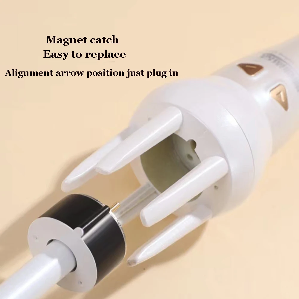 2 in 1 Automatic Rotating Hair Curler 13MM/32MM Hair Iron Interchangeable Iron Curler Set Styles Tool