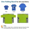 Clothes Folding Board Plastic T shirt Laundry Folder Clothes Garment Organizer Easy and Fast for Kid Children Adults 4