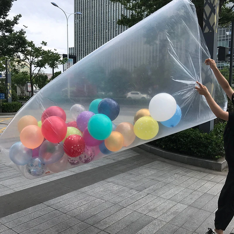 Balloon Bag Storage Bag for Transport Ballon Clear Large Big Plastic