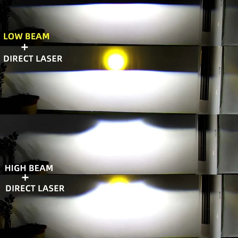 JKL08345-PHARES. phare antibrouillard LED H8, H7, H11, 9005 HB3, 9006 HB4, ampoule jaune et