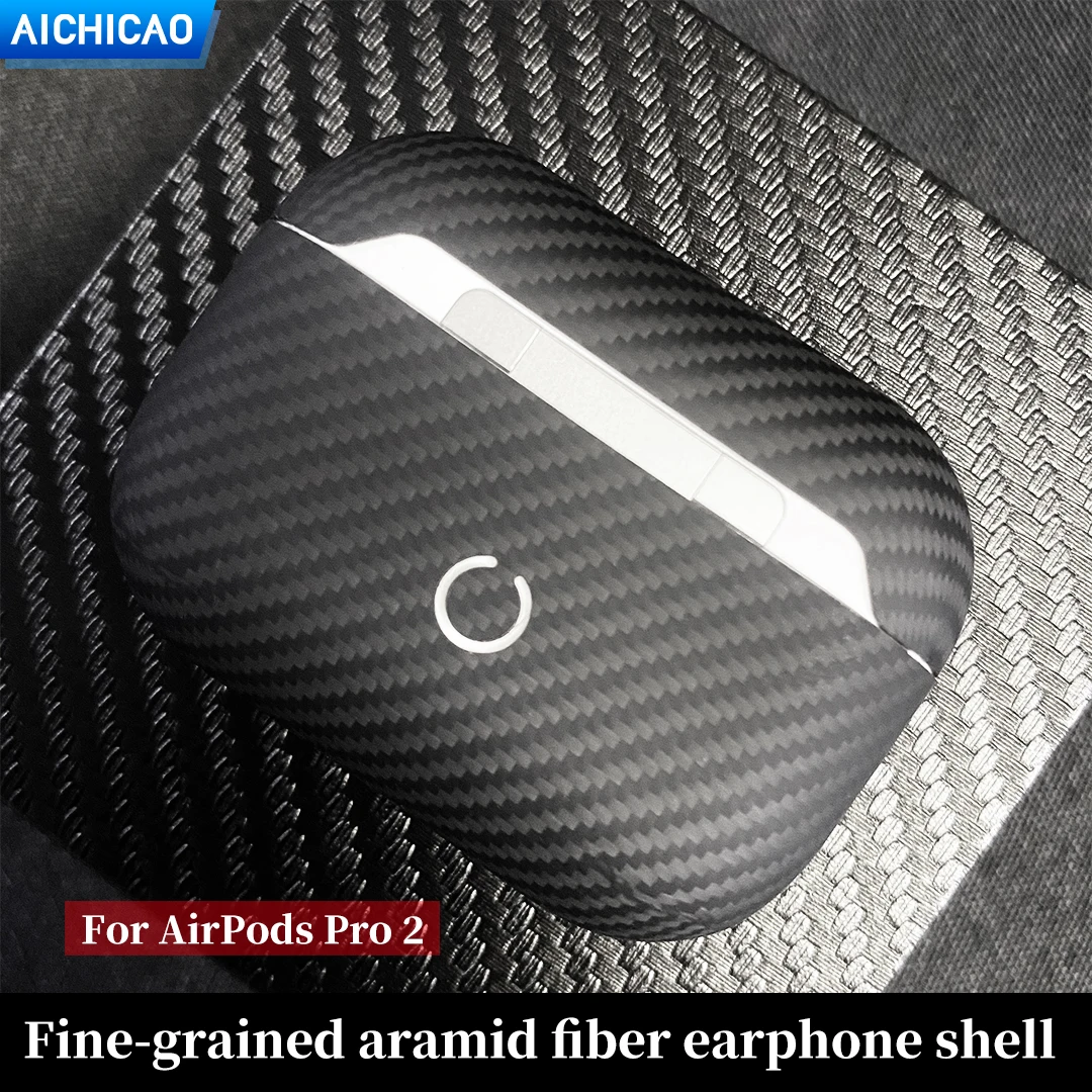 Real Carbon Fiber Earphone Shell para os novos AirPods Pro