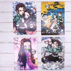 Cahier de dessin animé Demon Slayer, Page intérieure en couleurs, mignon Kawaii, Agenda, carnet de croquis, papeterie créative pour étudiant, 2022 
