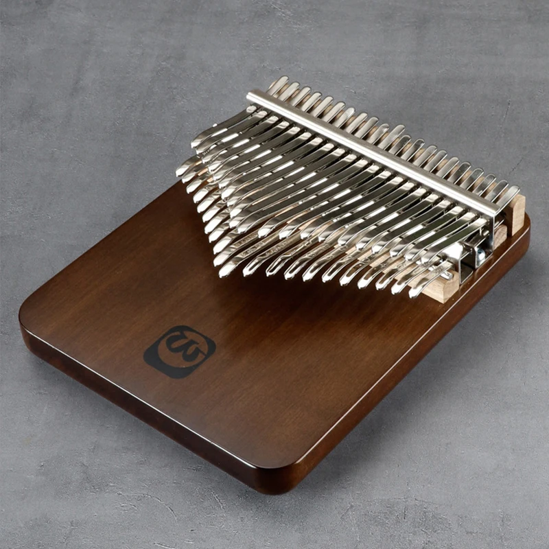 

42 Keys Kalimba Professional Finger Piano Full Veneer Solid Wood Mahogany Kalimba 42 Key Thumb Piano Keyboard Instrument