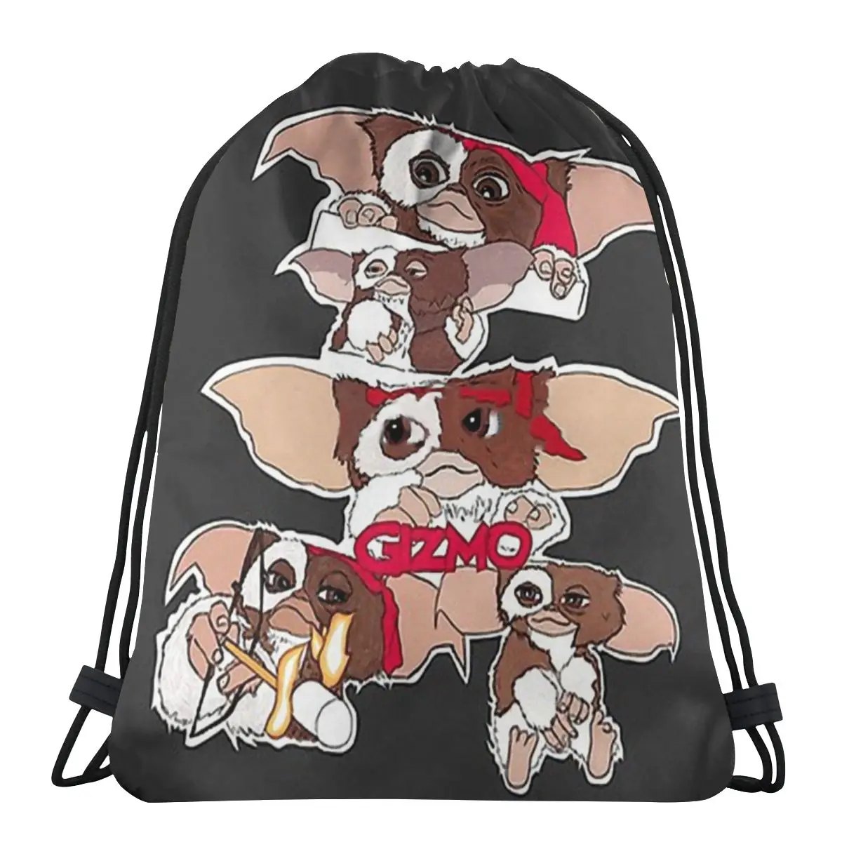 

Many Gizmos Gremlins Pet Comedy Horror Film Portable Sports Drawstring Bags Riding Gym Shoes Storage Backpacks