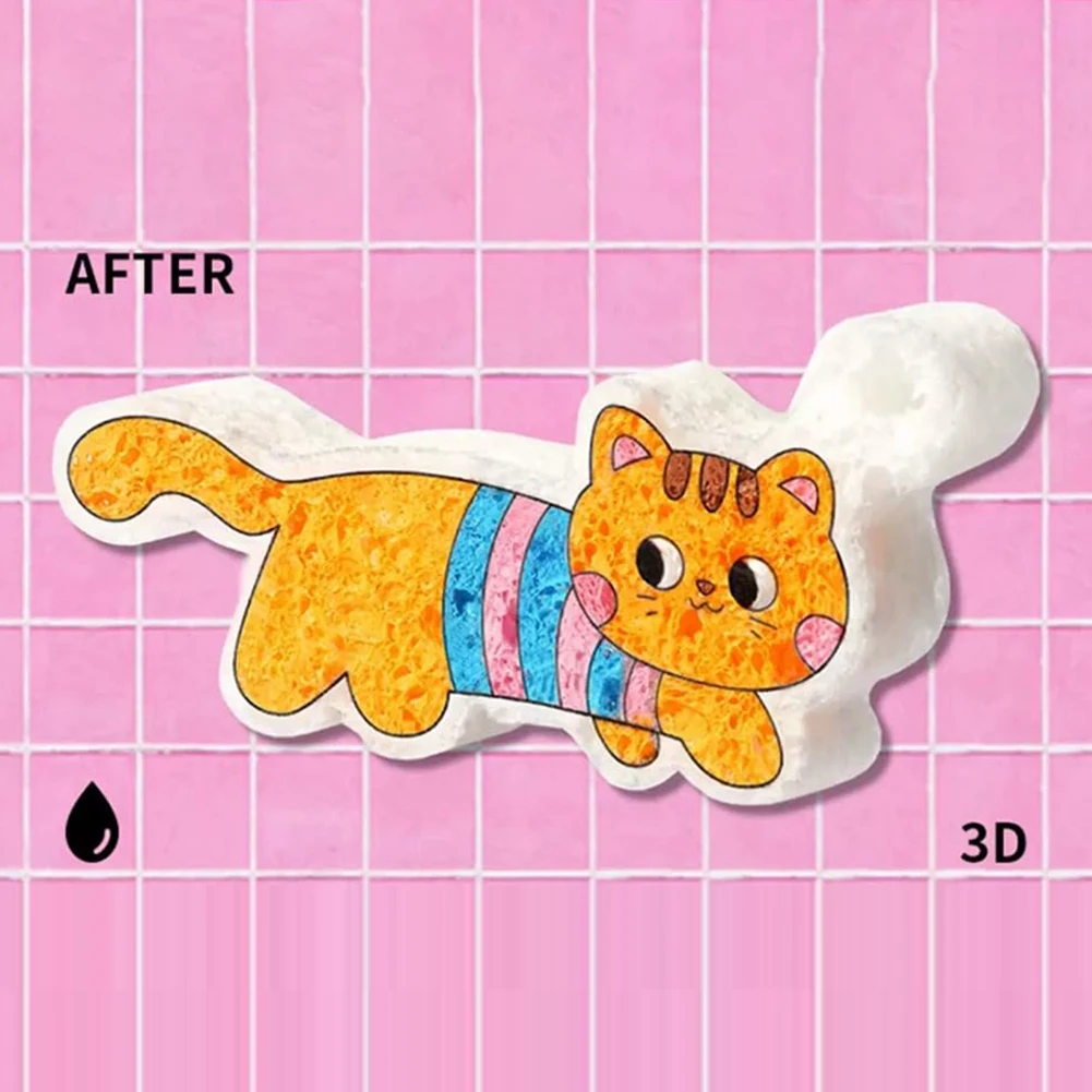 3D 드로잉 매직 캔버스 스폰지 수채화 브러쉬 마커 펜 매직 페인팅 페이퍼 3D 블랭크 페인팅 페이퍼 DIY 아트 키트