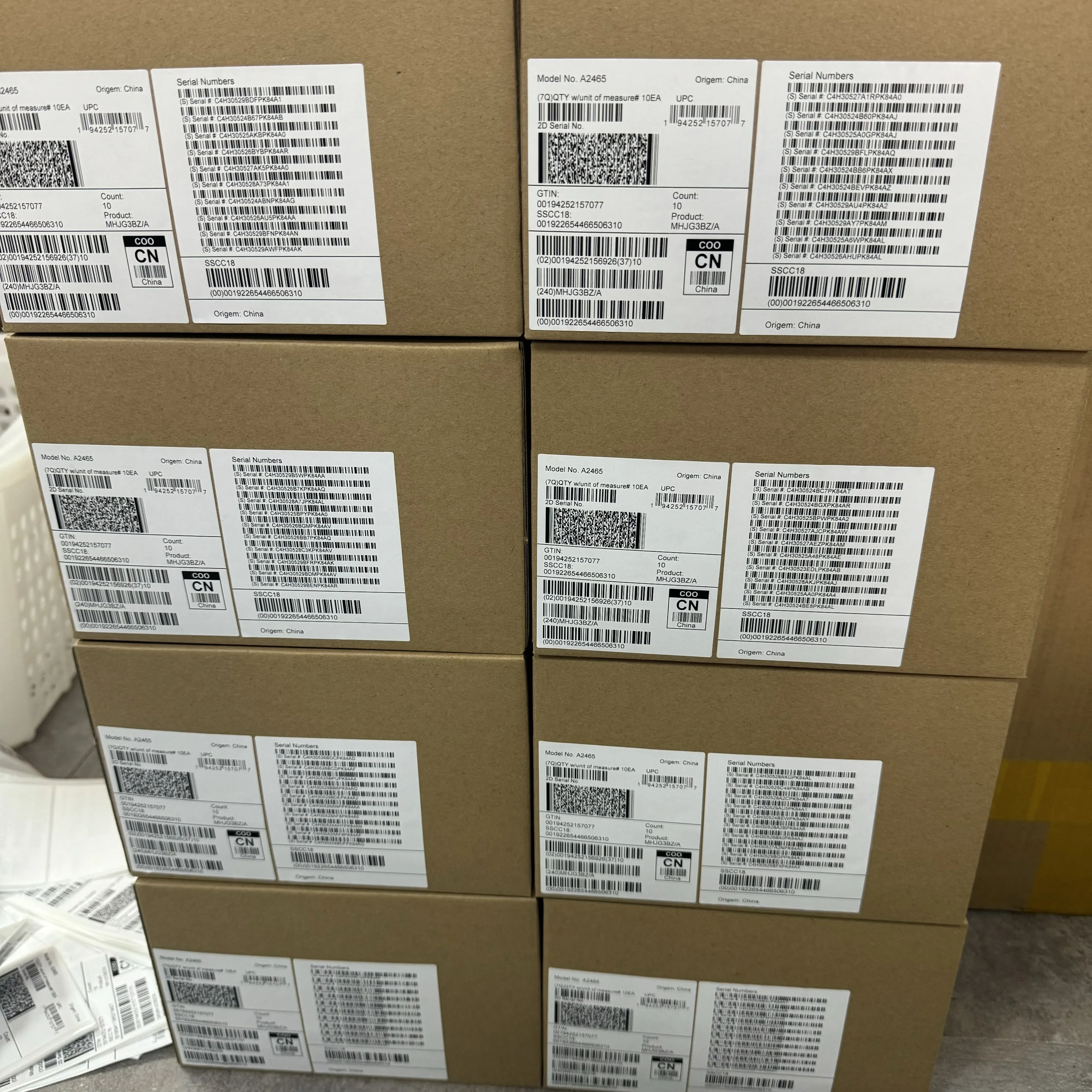 ID USB-C 전원 어댑터 충전기 소스, 고속 C 타입 PD 소스 충전기 박스, 아이폰 15, 14, 13, 12 프로 맥스, 20W, 10 개/