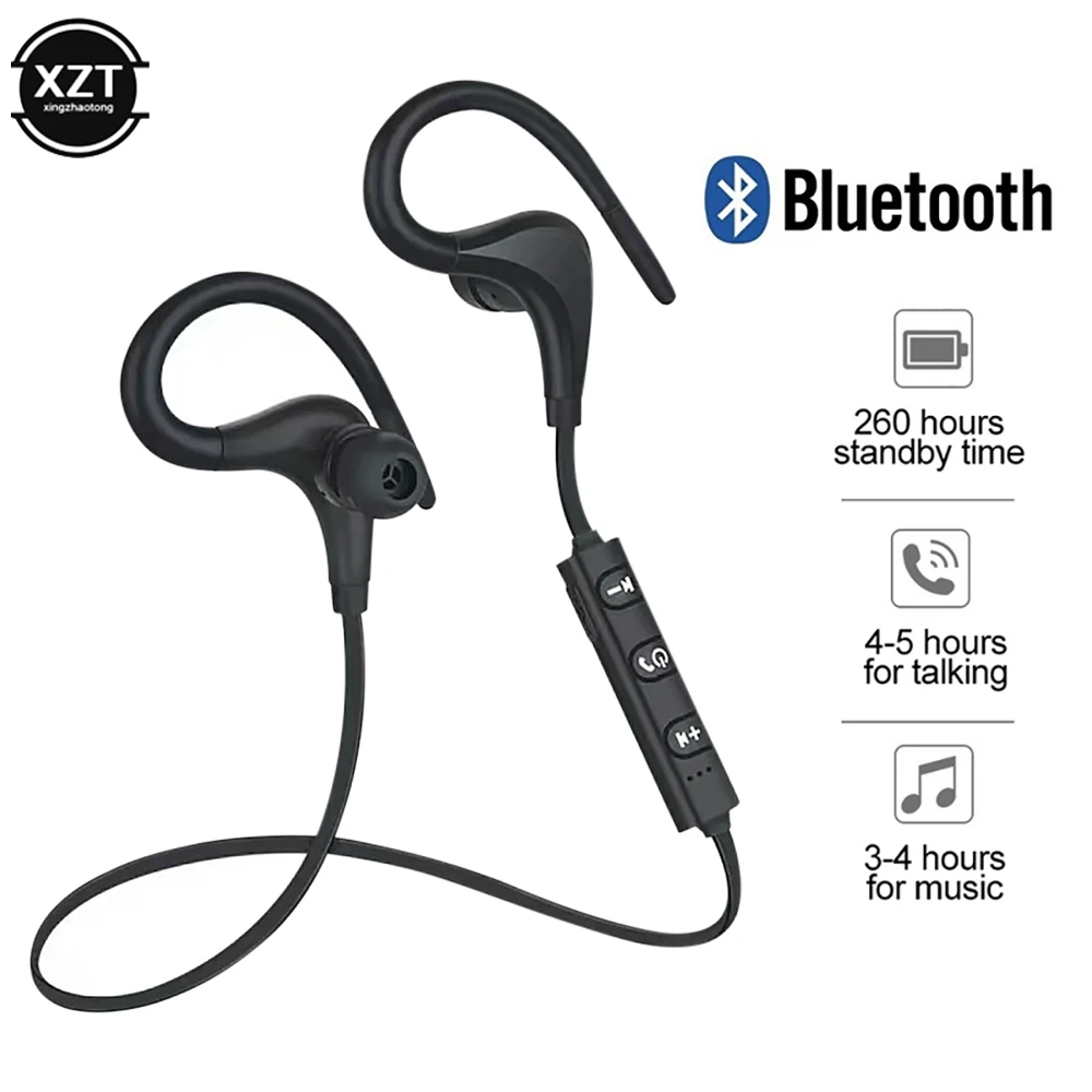 

S6 Bluetooth Wireless Earphone Earbuds Waterproof Stereo Music Earphones Universal Mini Ear-Hanging Ear-Hooks Headphones HIFI