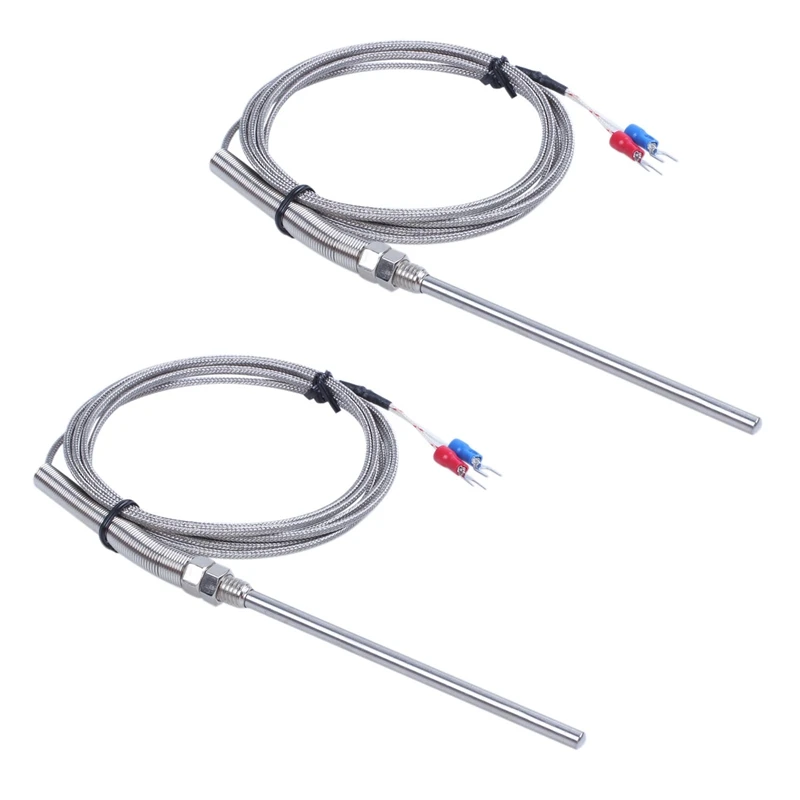 

RISE-2X K Type 0-800 Degree Celsius Thermocouple Probe Sensors 2M 6.5Ft