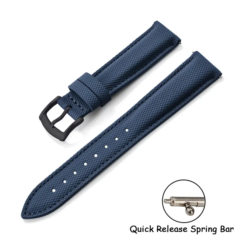New Coated Sailcloth Strap 18/19/20/22mm Sport Fabric Waterproof WristBand Universal Accessories For Smart Watch Huawei/Samsung - Image 10